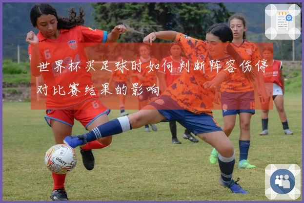 世界杯买足球时如何判断阵容伤停对比赛结果的影响